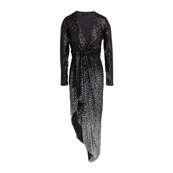 【送料無料】 ハニタ レディース ワンピース トップス Midi dresses Black|asty
