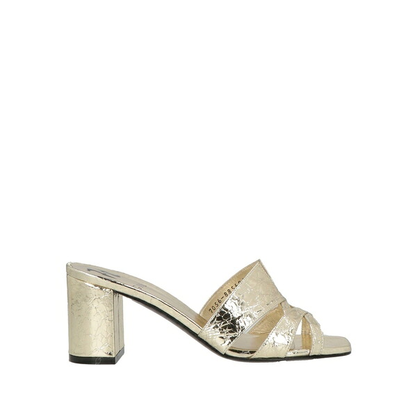 【送料無料】 ジーナ レディース サンダル シューズ Sandals Gold｜asty 123,900円
