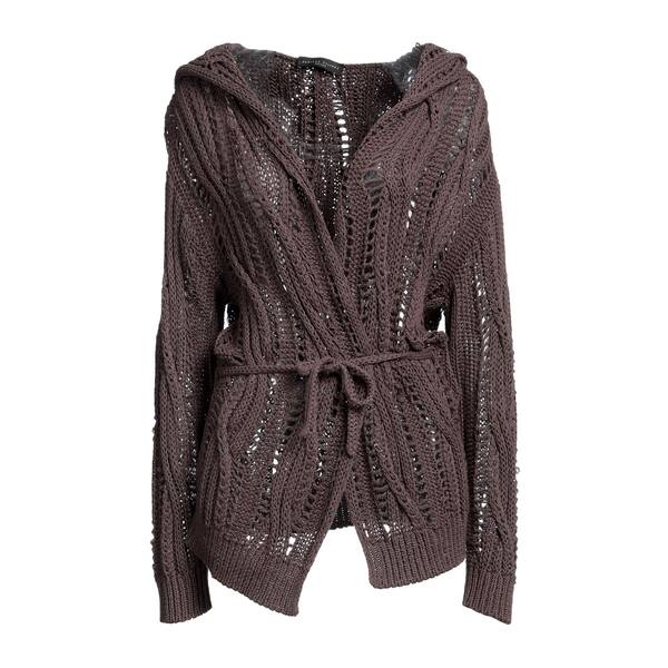 【貨物輸送無料】 ファビアナ フィリッピ レディース ジレー アウター Cardigans Brown