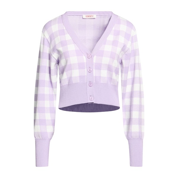 【送料無料】 コンタット レディース カーディガン アウター Cardigans Purple｜asty