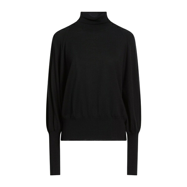 【貨物輸送無料】 ファビアナ フィリッピ レディース 編み物\u0026プルオーバー アウター Turtlenecks Black