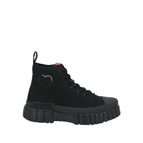 【貨物輸送無料】 モスキーノ レディース スニーカー シューズ Sneakers Black