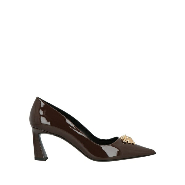 【貨物輸送無料】 ヴェルサーチ レディース パンプス シューズ Pumps Brown