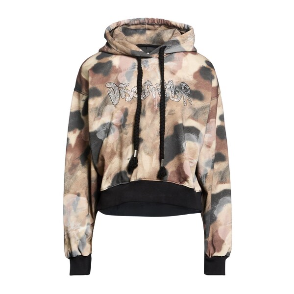 【貨物輸送無料】 ディスクレイマー レディース パーカー・スウェットシャツ アウター Sweatshirts Brown