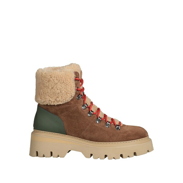 【貨物輸送無料】 羊毛 一財産 レディース ブーツ シューズ Ankle boots Green
