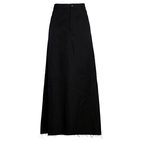 【貨物輸送無料】 リックオウエンス レディース スコート ボトムス Maxi skirts Black