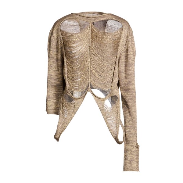 【貨物輸送無料】 リックオウエンス レディース 編み物\u0026スウェーター アウター Sweaters Gold