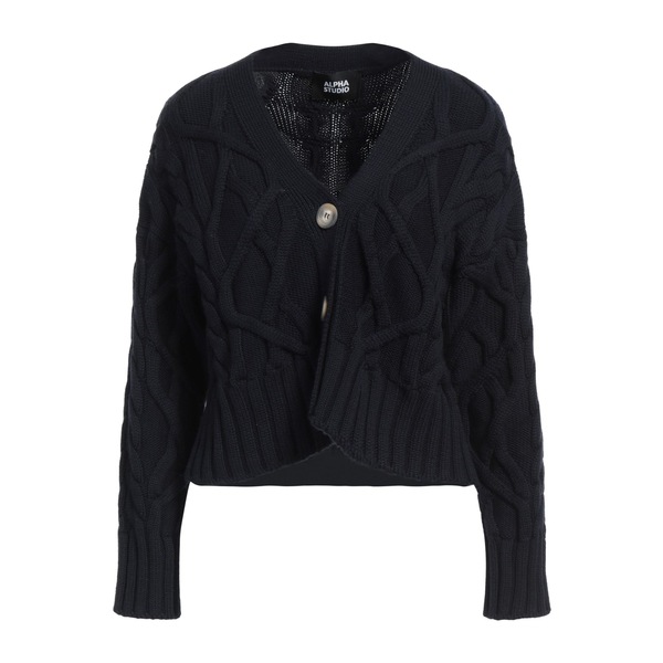 【貨物輸送無料】 アルファス テューディオ レディース ジレー アウター Cardigans Blue