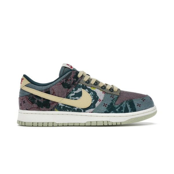Nike ナイキ メンズ スニーカー 【Nike Dunk Low Community Garden】 サイズ US_6(24.0cm) Multi-Color/Midnight Turquoise-Cardinal Red-Lemon Wash画像