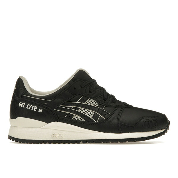 ASICS アシックス メンズ スニーカー 【ASICS Gel-Lyte III Black Leather】 サイズ US_7.5(25.5cm) Black/Black/Cream|asty