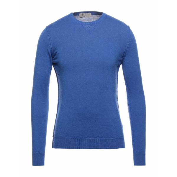 【送料無料】 ティーエスディ12 メンズ ニット&セーター アウター Sweaters Blue