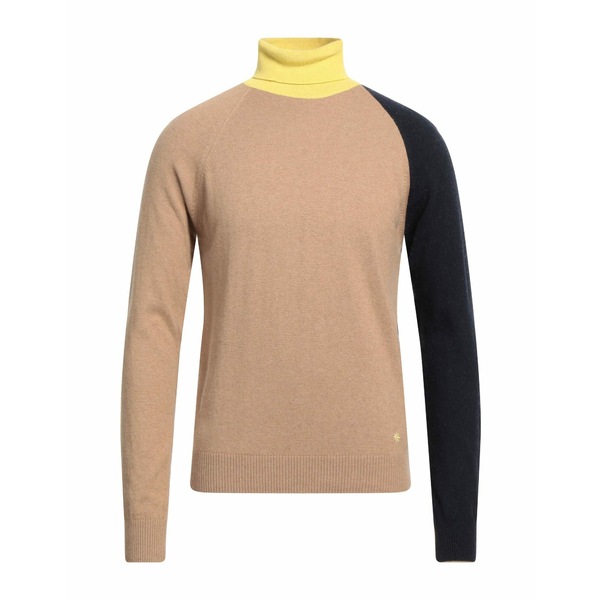 【貨物輸送無料】 マニュエル リッツ メンズ 編み物\u0026プルオーバー アウター Turtlenecks Brown