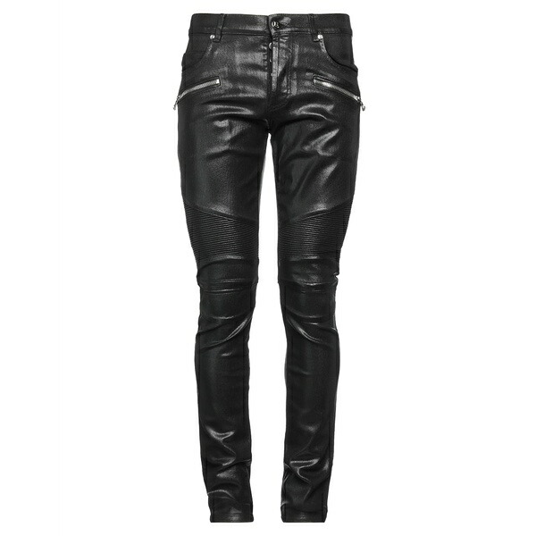 【送料無料】 バルマン メンズ デニムパンツ ボトムス Jeans Black｜asty