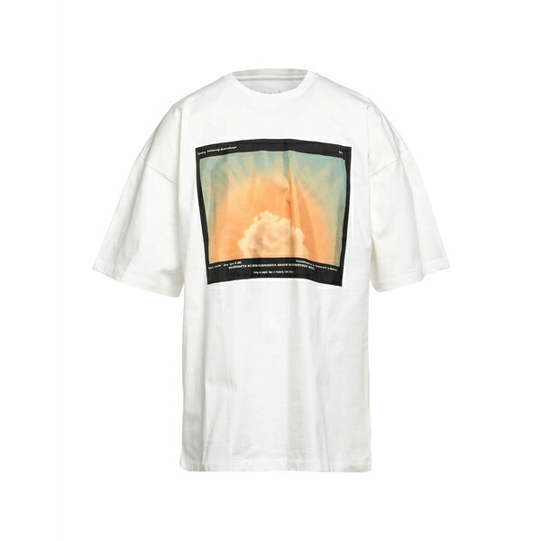 【送料無料】 オーエーエムシー メンズ Tシャツ トップス T-shirts White