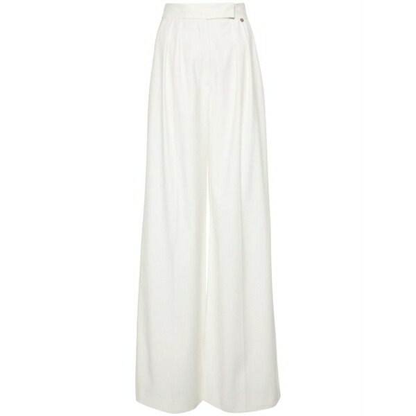 ニッサ レディース カジュアルパンツ ボトムス High-waist palazzo pants White|asty
