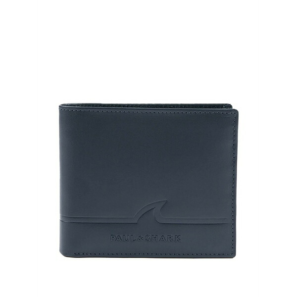 ポールアンドシャーク メンズ 財布 アクセサリー Logo-debossed leather wallet Blue｜asty 45,480円
