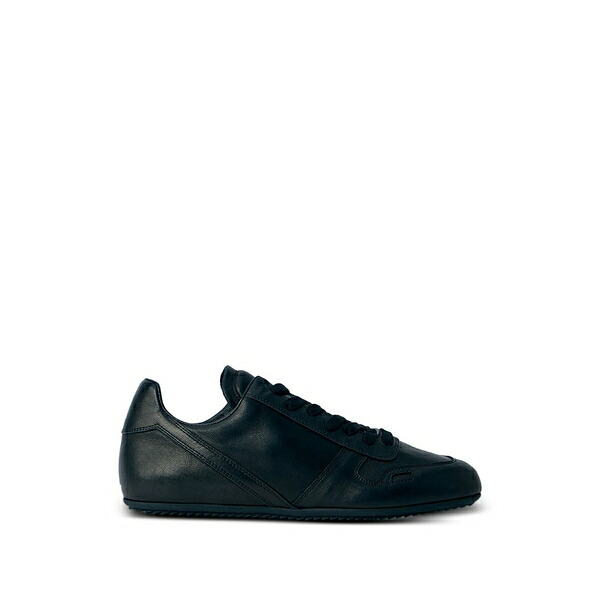リックオウエンス レディース スニーカー シューズ Round toe lace-up sneakers Black