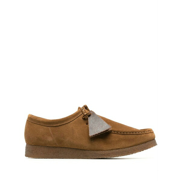クラークス メンズ スリッポン・ローファー シューズ Wallabee suede loafers Brown