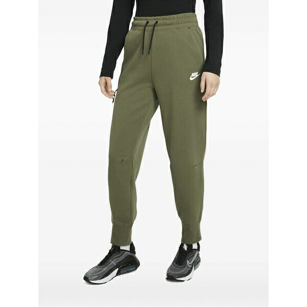 ナイキ レディース 心地好いズボン下 ボトムス Tech fleece zip-pocket track pants Green