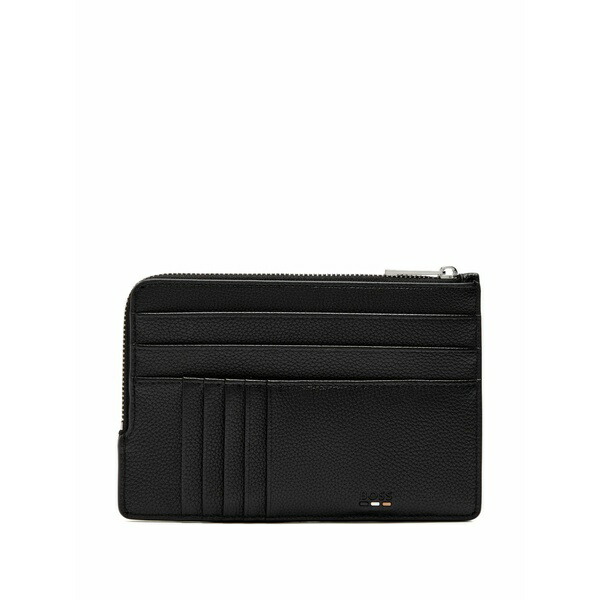 元締め メンズ 紙入れ 付属品 Zip cardholder wallet Black