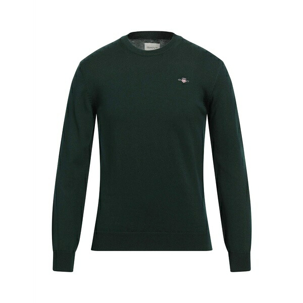 【貨物輸送無料】 ガント メンズ 編み物\u0026スウェーター アウター Sweaters Green ニット・セーター-メンズファッション-トップス