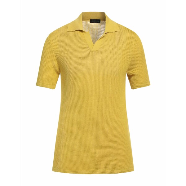 【送料無料】 ロベルトコリーナ メンズ ニット&セーター アウター Sweaters Yellow