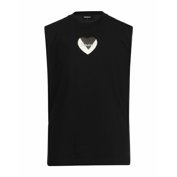 【送料無料】 ディースクエアード メンズ Tシャツ トップス T-shirts Black