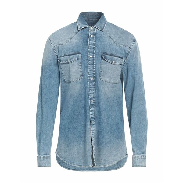 【送料無料】 ドンダップ メンズ シャツ トップス Denim shirts Blue｜asty