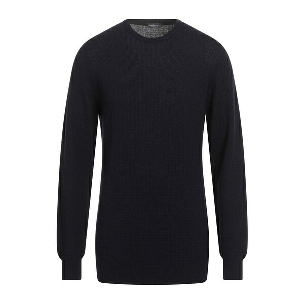 【貨物輸送無料】 ロッソピューロ メンズ 編み物\u0026プルオーバー アウター Sweaters Blue
