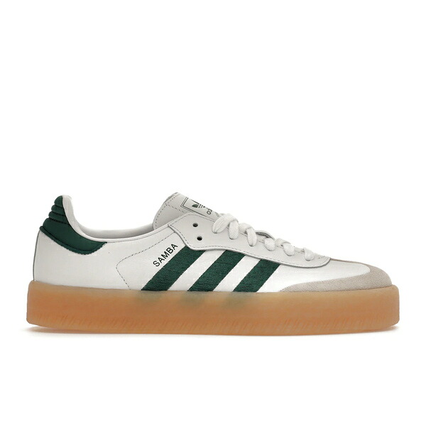 adidas アディダス レディース スニーカー  【adidas Sambae White Collegiate Green Gum (Women)】  サイズ US_W_10.5 Cloud White/Collegiate Green/Cloud White
