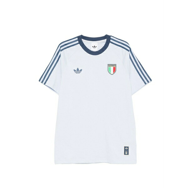 アディダス メンズ プルオーバー トップス X italia stripe-detail t-shirt Blue