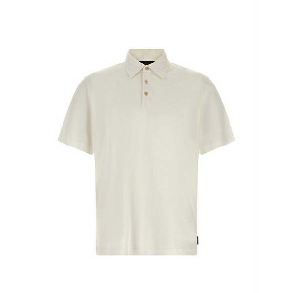 ザノーネ メンズ ポロシャツ トップス Short-sleeved polo shirt Neutrals｜asty