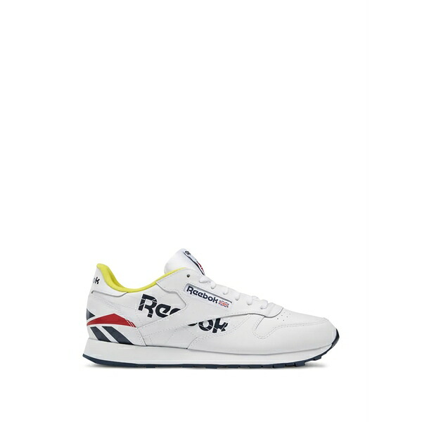 リーボック メンズ スニーカー シューズ Leather ati sneakers White