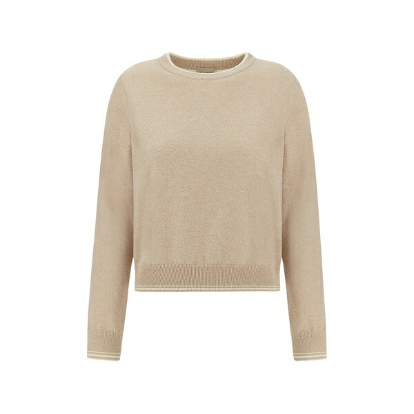 ポールアンドシャーク レディース 編み物\u0026スウェーター アウター Cashmere crew-neck sweater Neutrals