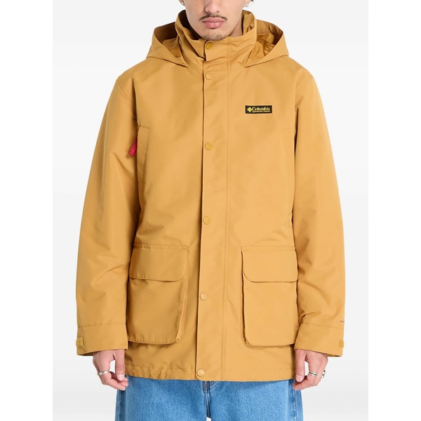 コロンビア メンズ ジャケット＆ブルゾン アウター Reversible quilted jacket Yellow｜asty
