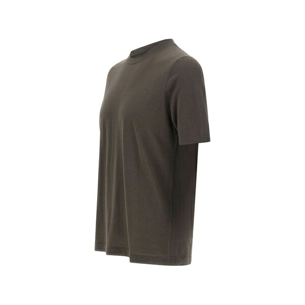 カングラ メンズ Tシャツ トップス Crew-neck t-shirt Brown｜asty
