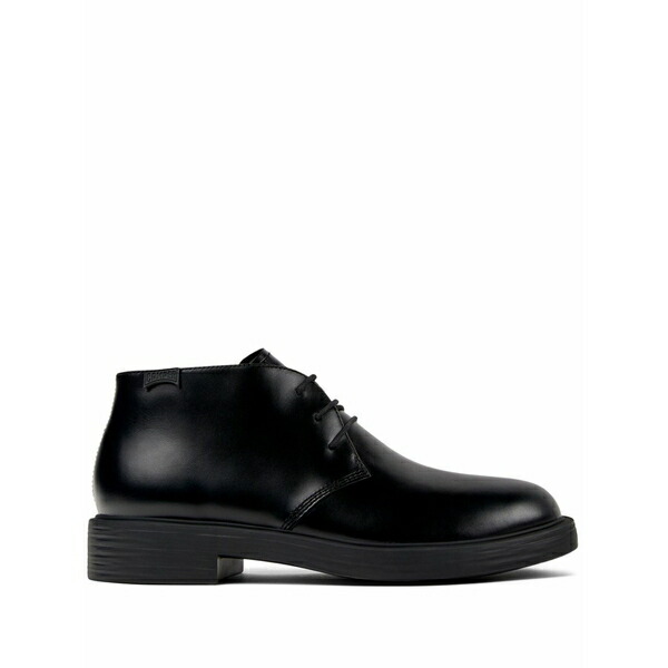 カンペール メンズ ブーツ シューズ Dean lace-up leather boots  Black