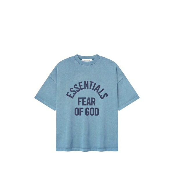 エフオージーエッセンシャルズ メンズ ティーシャツ トップス Campus 90s tee short-sleeve print t-shirt Blue Tシャツ・カットソー-トップス