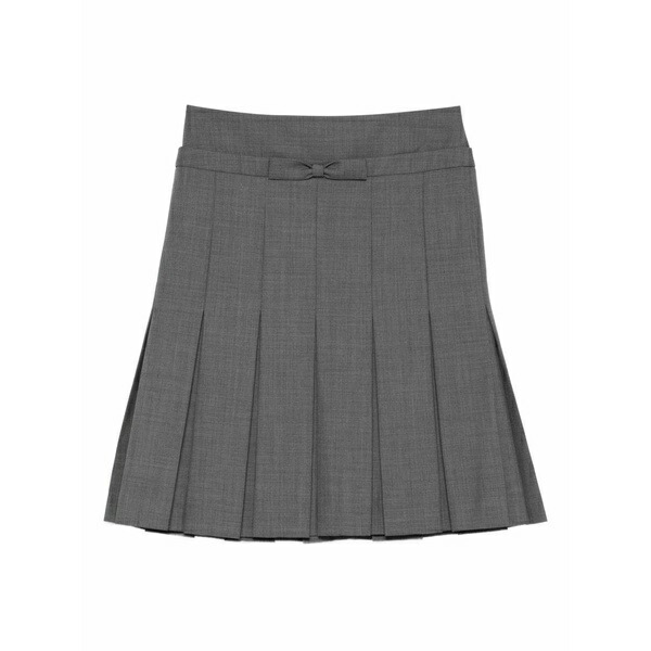 シュシュ/火箸 レディース スコート ボトムス Pleated skirt Grey