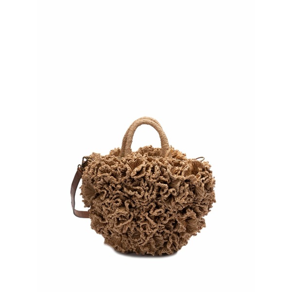 アイビリーブ レディース トートバッグ バッグ Coral tote bag Brown｜asty