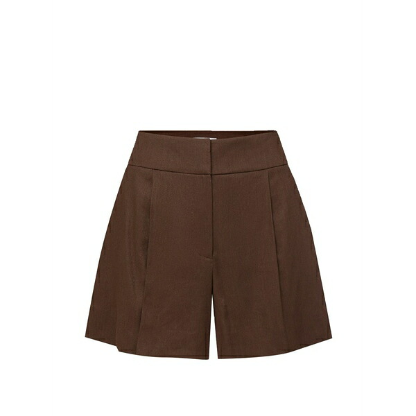 ヴェロニカ ベアード レディース カジュアルパンツ ボトムス Haina pleated shorts Brown