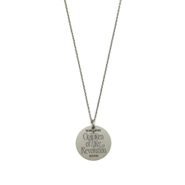 ラフ・シモンズ メンズ 首飾り・チョー鉄道車両 付属物 Engraved-pendant necklace Silver