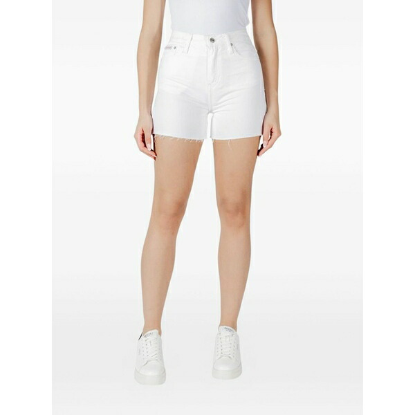 カルバンクライン レディース 心地よいズボン下 ボトムス Cotton mini shorts White パンツ-ボトムス-レディースファッション