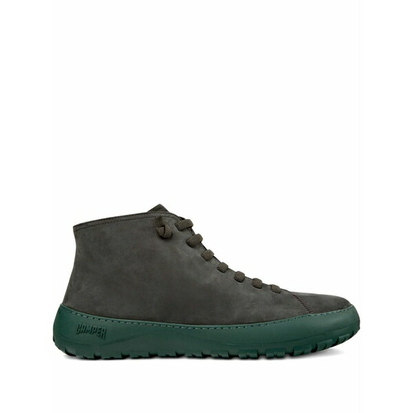 カンペール メンズ ブーツ シューズ Peu lace-up leather ankle boots Grey