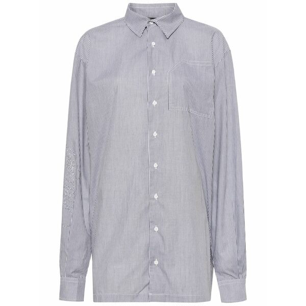 オットリンガー レディース プルオーバー トップス Rhinestone-embellished striped shirt Grey