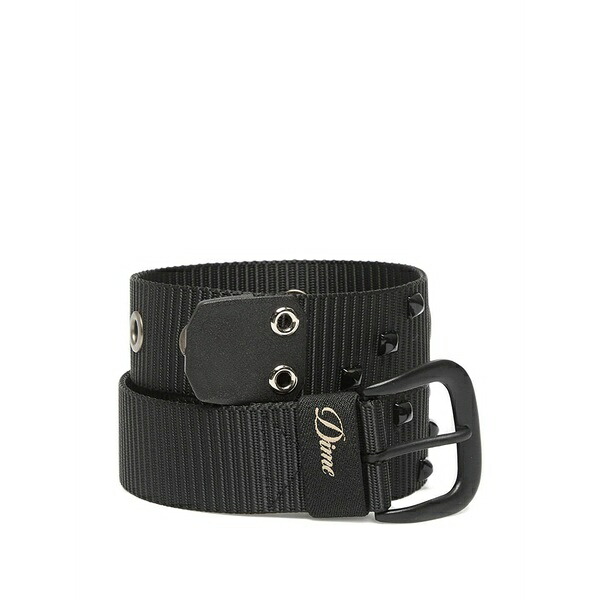 ダイム メンズ 胴締め 付属品 Studded eyelet belt Black