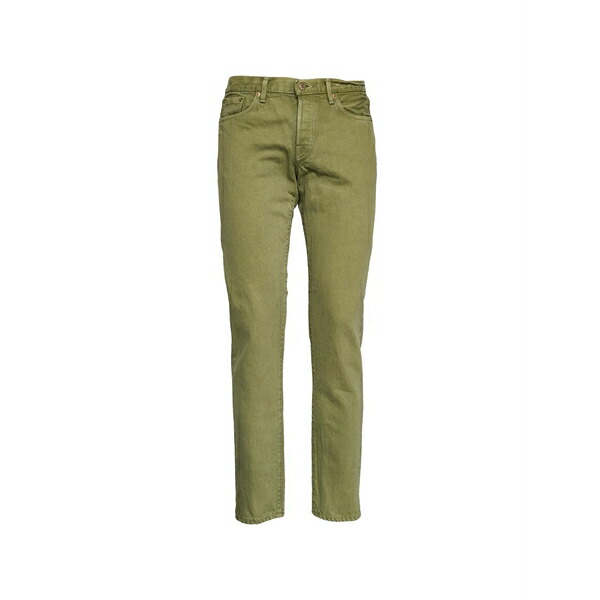 エドウィン メンズ ジーンズズボン下 ボトムス Selvage regular tapered jeans Green