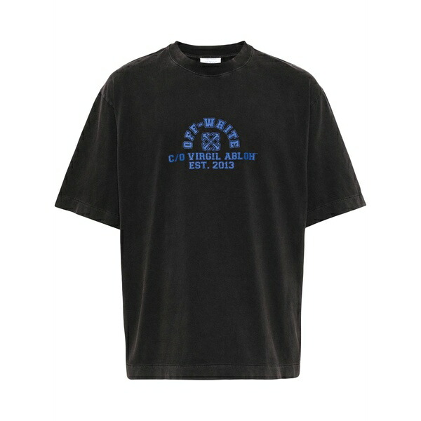 象牙色 メンズ プルオーバー トップス Logo-print cotton t-shirt Grey