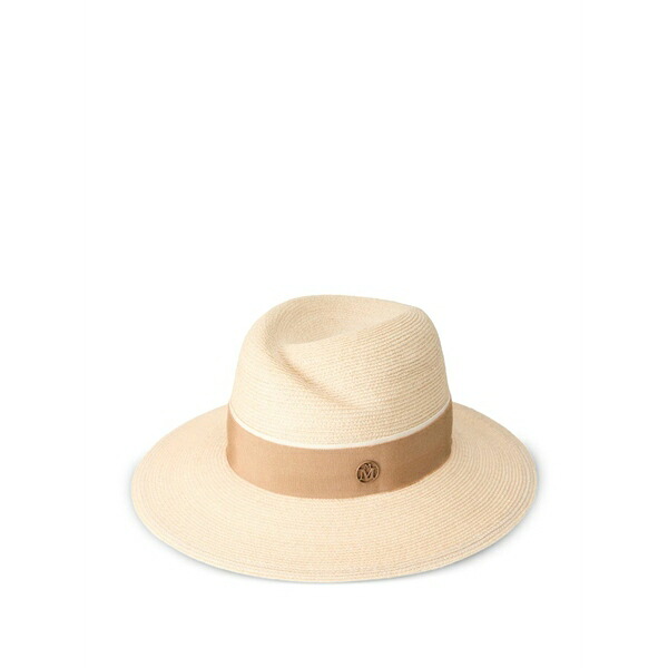 メゾンミッシェル レディース 帽子 アクセサリー Virginie hat Neutrals|asty