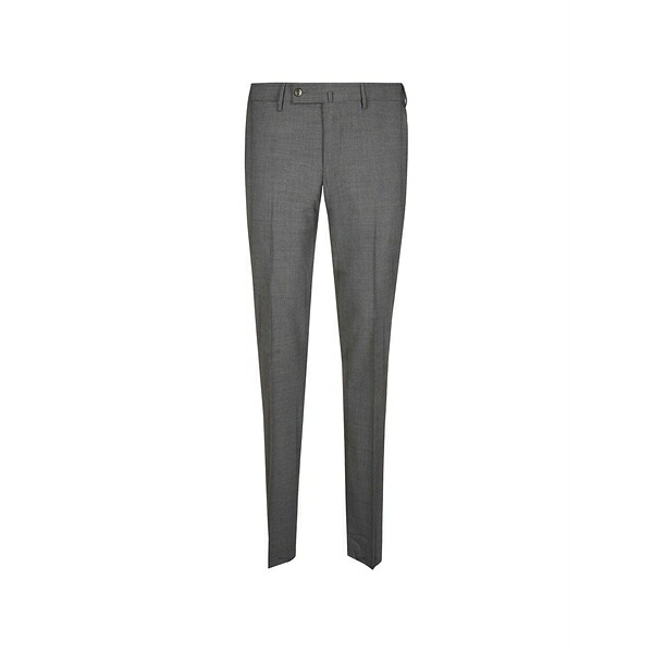 PTトリノ メンズ カジュアルパンツ ボトムス Pressed-crease tailored trousers Grey